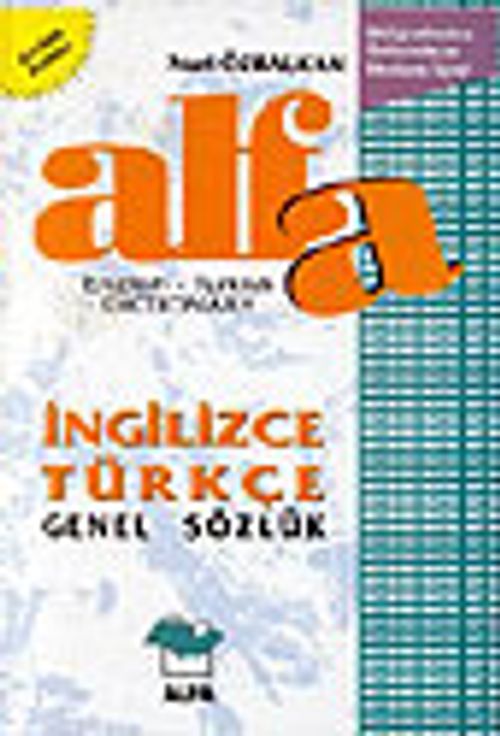 Alfa Genel Sözlük İngilizce-Türkçe 63.000 kelimelik