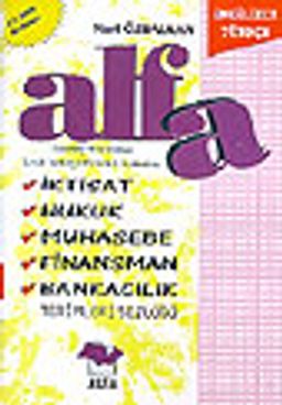 Alfa İngilizce-Türkçe İktisat, Hukuk, Ticaret, Finans Terimleri Sözlüğü 80.000 kelimelik