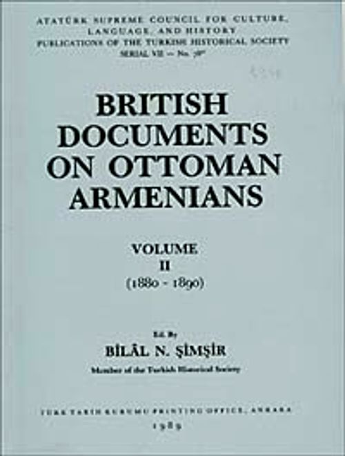 British Documents On Ottoman Armenians Volume II