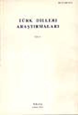 Türk Dilleri Araştırmaları 1994 cilt 4