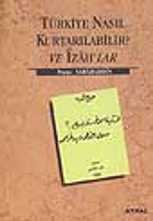Türkiye Nasıl Kurtarılabilir? ve İzahlar / 40-E-29
