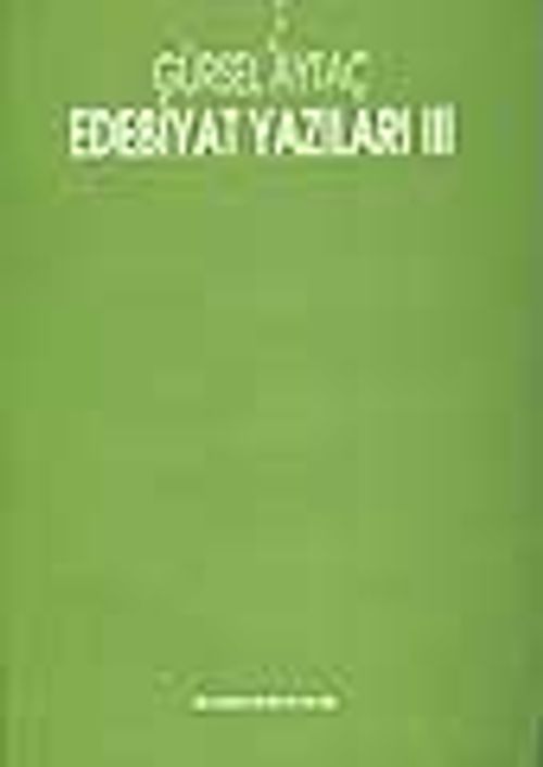 Edebiyat Yazıları 3