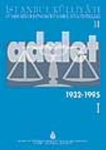 İstanbul İstatistikleri Adalet 1932-1995 Cilt 1
