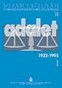 İstanbul İstatistikleri Adalet 1932-1995 Cilt 1