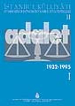 İstanbul İstatistikleri Adalet 1932-1995 Cilt 1