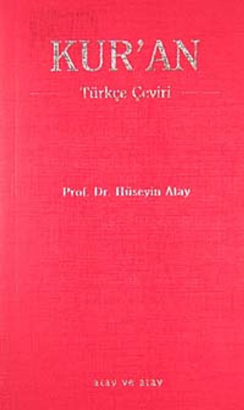 Kur'an Türkçe Çeviri (kırmızı kapak)