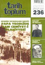 Tarih ve Toplum Aylık Ansiklopedik Dergi Temmuz 2003 Sayı: 236