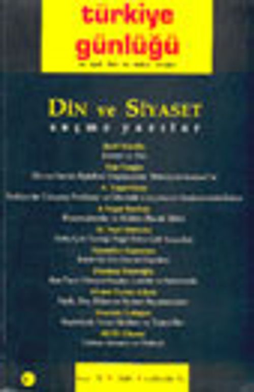 Türkiye Günlüğü / Üç  Aylık Fikir ve Kültür Dergisi / 2003 Sayı:72