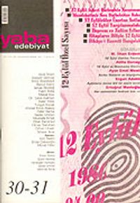 Yaba Edebiyat Sayı: 30-31 Birleşik Sayı/ Eylül-Ekim-Kasım-Aralık 2004