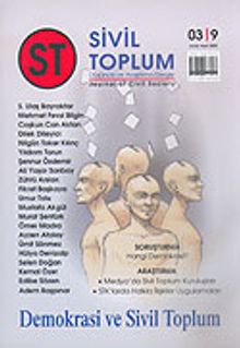 Sivil Toplum Düşünce ve Araştırma Dergisi / Ocak-Mart 2005