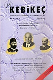 Sayı 7-8/1999-Kebikeç-İnsan Bilimleri İçin Kaynak Araştırmaları Dergisi
