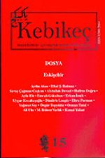 Sayı 15/2003-Kebikeç-İnsan Bilimleri İçin Kaynak Araştırmaları Dergisi