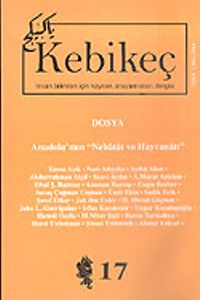 Sayı 17/2004-Kebikeç-İnsan Bilimleri İçin Kaynak Araştırmaları Dergisi