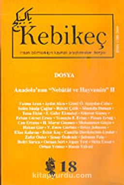 Sayı 18/2004-Kebikeç-İnsan Bilimleri İçin Kaynak Araştırmaları Dergisi
