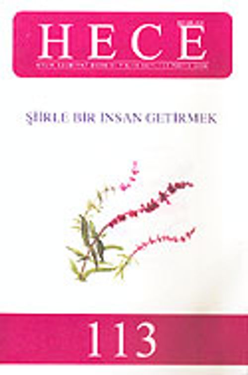 Sayı:113-Mayıs 2006-Hece Aylık Edebiyat Dergisi