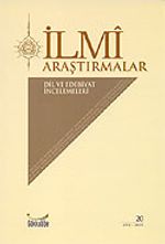 Güz-2005 Sayı 20 / İlmi Araştırmalar Dil ve Edebiyat İncelemeleri Dergisi