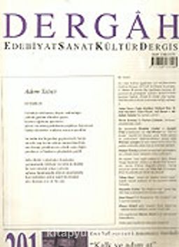 Dergah Edebiyat Sanat Kültür Dergisi / Mart, Sayı 201, Cilt XVIII