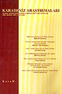 Karadeniz Araştırmaları Sayı: 11 Güz 2006