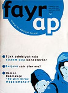Fayrap İki Aylık Edebiyat Dergisi Mart-Nisan 2006 Sayı:3
