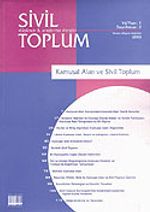 Sayı:2 Nisan-Mayıs-Haziran 2003 / Sivil Toplum Düşünce ve Araştırma Dergisi