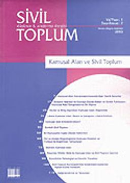 Sayı:2 Nisan-Mayıs-Haziran 2003 / Sivil Toplum Düşünce ve Araştırma Dergisi