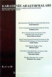 Karadeniz Araştırmaları Sayı: 12 Kış 2007