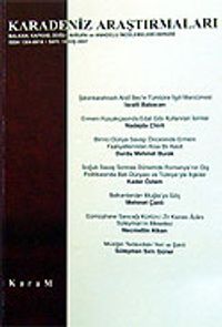 Karadeniz Araştırmaları Sayı: 12 Kış 2007