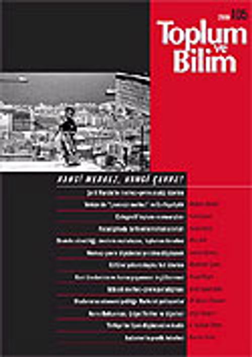 Toplum ve Bilim Yaz Sayı: 105