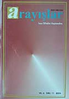 Sayı:11 Yıl:2004 Arayışlar İnsan Bilimleri Araştırmaları