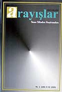 Sayı:9-10 Yıl:2003 Arayışlar İnsan Bilimleri Araştırmaları