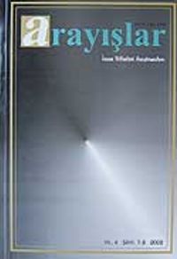 Sayı:7-8 Yıl:2002 Arayışlar İnsan Bilimleri Araştırmaları
