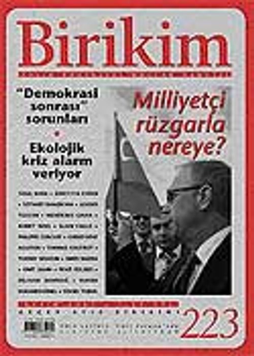 Birikim / Sayı: 223 Yıl: 2007 / Aylık Sosyalist Kültür Dergisi