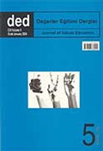 Değerler Eğitimi Dergisi 5. Sayı