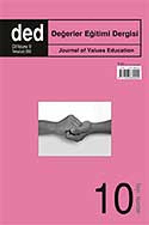 Değerler Eğitimi Dergisi  10. Sayı