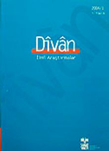 Divan/  İlmi Araştırmalar Sayı:16/Yıl:9/2004/1