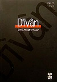 Divan/  İlmi Araştırmalar Yıl 6, Sayı 11/2001/2