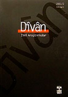 Divan/  İlmi Araştırmalar Yıl 6, Sayı 11/2001/2