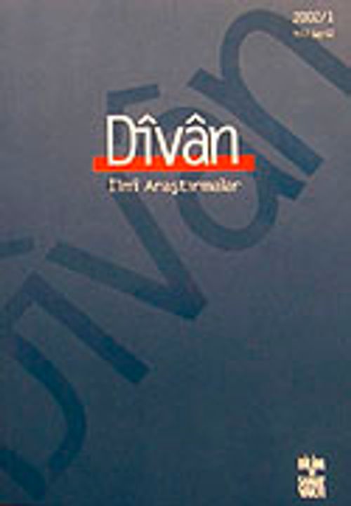 Divan/  İlmi Araştırmalar Sayı:12/Yıl:7/2002/1