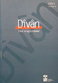 Divan/  İlmi Araştırmalar Sayı:18/Yıl:10/2005/1
