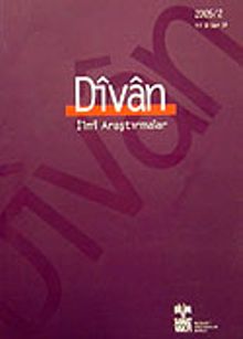 Divan/  İlmi Araştırmalar Sayı:19/Yıl:10/2005/2