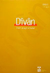 Divan/  İlmi Araştırmalar Sayı:15 Yıl:8 2003/2
