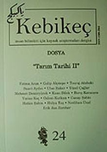 Sayı:24/2007-Kebikeç-İnsan Bilimleri İçin Kaynak Araştırmaları Dergisi