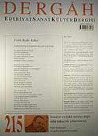 Ocak 2008, Sayı 215, Cilt XVIII / Dergah Edebiyat Sanat Kültür Dergisi