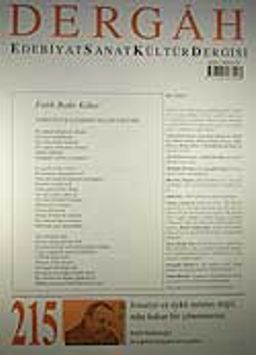 Ocak 2008, Sayı 215, Cilt XVIII / Dergah Edebiyat Sanat Kültür Dergisi