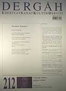 Ekim 2007, Sayı 212, Cilt XVIII / Dergah Edebiyat Sanat Kültür Dergisi