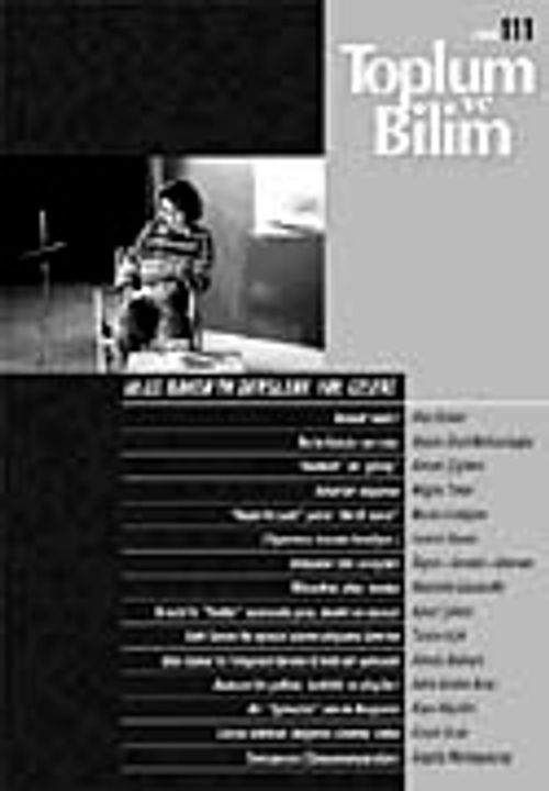 Toplum ve Bilim Sayı:111