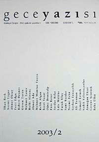 Gece Yazısı Edebiyat Dergisi 2003 / 2