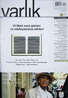 Varlık Aylık Edebiyat ve Kültür Dergisi Nisan 2008