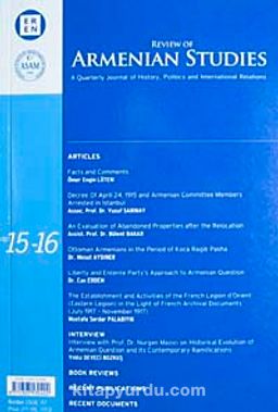 Number 15-16 2007-Review of Armenian Studies