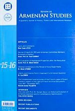 Number 15-16 2007-Review of Armenian Studies